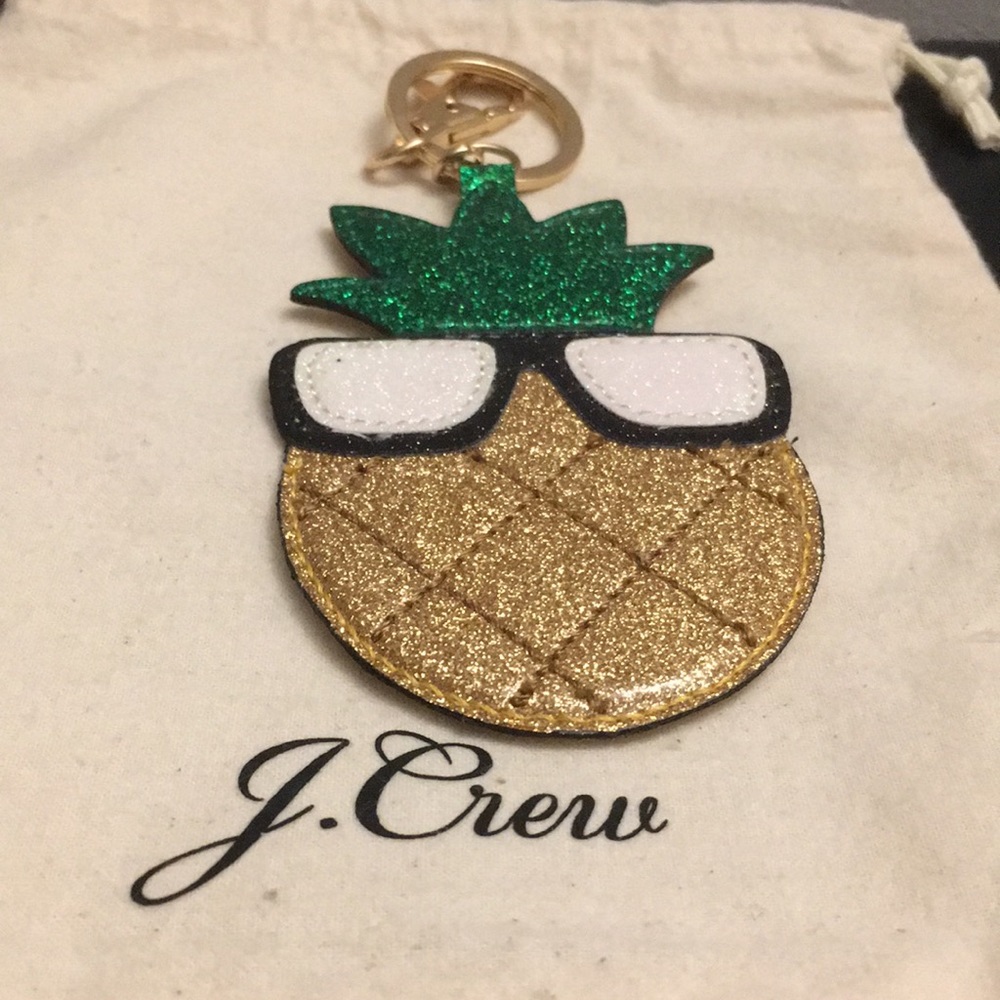 J. crew Pineapple Keychain
